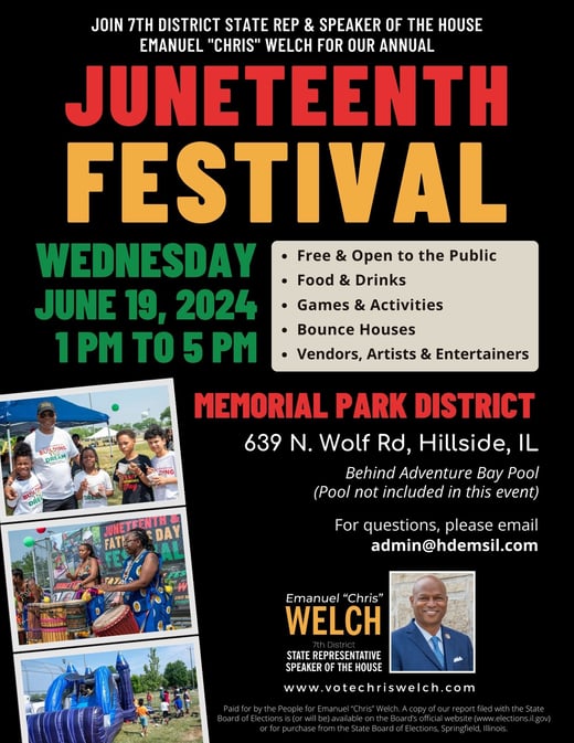 2024 Juneteenth Festival Flyer