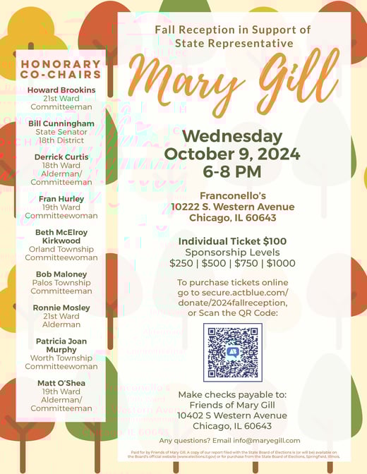 GILL OCT 9 FUNDRAISER FLYER