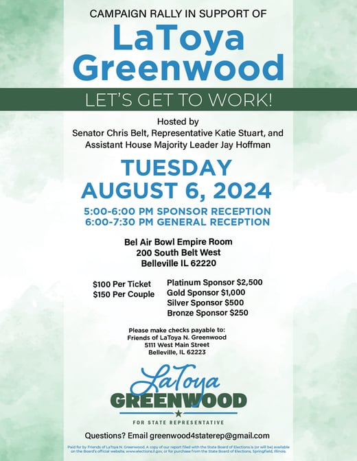 GREENWOOD AUGUST 6 FLYER